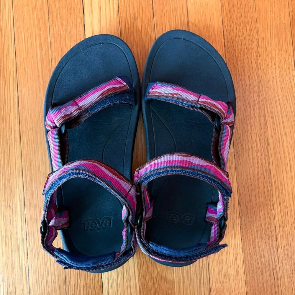 Teva Hurricane XLT2 Kids Sport Sandals Vista Blue Indigo Size 3 Unisex 1019390C